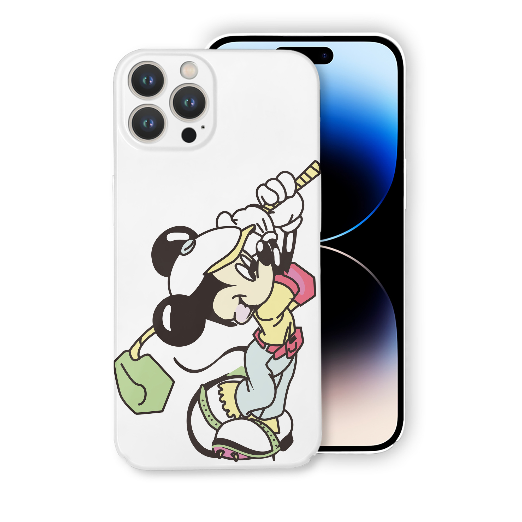（画像用） ミッキーマウス Mickey Mouse 【iPhone 14シリーズ対応】ハードケース
